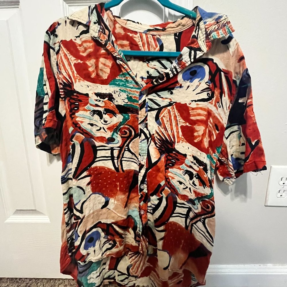 Funky Threads - Arsenio Hall Shirt - Casual Button Down - L